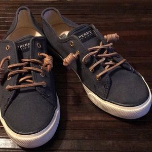 🚨B2G1 SPERRY Blue Canvas Top-Sider Lace Shoes